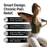 CastleFlexx Mobility and Full Body Strengthening Device | Non-Elastic Stretch Strap with Natural Premium Cork Handles for Stretching, Exercise, Physical Therapy, and Yoga