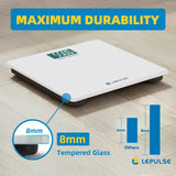 Weight Scale with BMI, Digital Bathroom Scales with 13 inch Lepulse