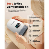 BOB AND BRAD Hand Massager with Heat and Compression, FSA-HSA Eligible, H60 Cordless Hand Massager for Arthritis and Carpal Tunnel, Pain Relief Heated Wrist Finger Massage, 5 Intensity Settings