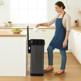Glad Stainless Steel Step Trash Can, Large Metal Kitchen Garbage Bin with Soft Close Lid, 20 Gallon