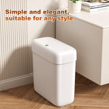 2 Pack Bathroom Trash Can with Pop-Up Lid,