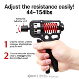 GD GRIP ULTRA 70 (44~154 lb) Hand Grip Strengthener, Adjustable Hand Strength Trainer Hand Gripper Wrist Forearm Trainer Arm wrestling Exerciser for Athlets GD