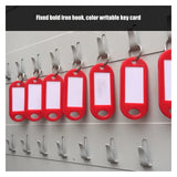 Premium inless Steel Wall-Mounted Key Holder with Lockable Box for Schools