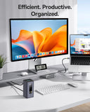 Baseus Spacemate Docking Station, 11-in-1 USB-C DisplayLink Docking Station for macOS Laptop
