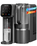 Waterdrop M6H Instant Hot Countertop RO Water Filter System, Glass Pitcher