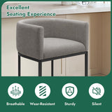 Counter Height Bar Stools Set of 3, 24 Inch Seat Height Barstools for Dining Room