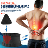 FEATOL 4XL Lumbar Support Belt for Men Heavy Lifting Work, Back Brace, Herniated Disc, Sciatica (Fit Size:63''-68.9'')