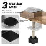 Fishing Portable Table Mount Line Spooler for Fising Spinning and Baitcasting Reels Adding Line，Fishing Line Spool Holder with Calmp and Tensioner -Winder & Spooling Accessories-A