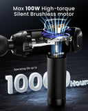 RENPHO Active Power Massage Gun Deep Tissue with 12mm Amplitude, FSA Eligible HSA, Percussion Muscle Massager, Portable Electric Handheld Massage Gun with LED Touch Display