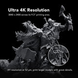 phrozen Sonic Mighty 4K LCD Resin 3D Printer, 9.3" Monochrome LCD, Tabletop 3D Resin Printer with 52µm XY Resolution