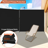 Room Divider, 72x72Inch Large Single Panel Privacy Screen with Thickened Fabric,Freestanding Partition Wall for Room