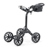 Bag Boy Quad Pro Push Cart, Black/Slate Bag Boy