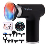 Setkenz Massage Gun with Heat and Cold Head – Deep Tissue Muscle Massager for Pain Relief – 10 Heads – Quiet, Portable, Hot & Cold Therapy – Full Body Recovery for Athletes & Professionals
