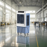 VEVOR Evaporative Air Cooler, 3100 CFM with 9 Gallon Water Tank Swamp Cooler, Portable Cooling Fan with Remote Control, 12H Timer, 4 Ice Boxes, Quiet Operation, 3 Wind Speeds for Outdoor Indoor Use