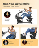 MERACH Recumbent Cross Trainer with Arm Exerciser Full-Body Workout