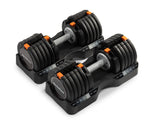 NordicTrack 55 lb Select-a-Weight Dumbbell Pair, Black NordicTrack