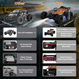 Nikuku Remote Control Car, High Speed All Terrain Off Road Fast RC Cars with 2.4 GHz,1:20 Scale Max 38 KPH 4WD Electric RC Truck Toys, Christmas Birthday Gifts for Adults & Teen Boys