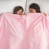 NEWCOSPLAY Super Soft King Blanket Pink Premium Silky Flannel Fleece Leaves Pattern Lightweight Bed Blanket All Season Use (Pink, King(90"x110"))