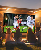 STWUI Projector Screen with Stand - 100 Inch Outdoor Projector Screen Portable Projector Screens 16:9 4K HD Outdoor Movie Screen with Carry Bag Can Enioy Home Theater Projection Screen