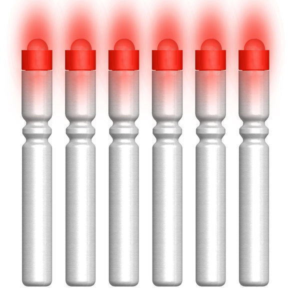 Fishing Bobber lights,Night Fishing Float Lights, Fishing Glow Sticks, Lighted Nocks for Arrows 6-Pack CosiComu