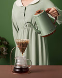 Electric Kettle(1.0L), 100% Stainless Steel BPA Free Classic Pour Over Coffee Kettle | Tea Kettle - Green DmofwHi