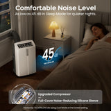 TECXERLLON 16000 BTU Portable Air Conditioner with App Control, Cools Rooms up to 850 Sq. Ft., 4-in-1 Smart Portable AC Unit with Dehumidifier, Fan & Sleep Mode for Bedroom Office Apartment
