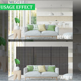 6FT Outdoor Metal Privacy Screen – Decorative Privacy Fence and Room/Garden Divider