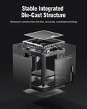 ELEGOO Centauri Carbon CoreXY 500mm/s High Speed Printing with Auto Calibration3D Printer, CoreXY 500mm/s High Speed Printing with Auto Calibration, 320°C Nozzle and Built-in Camera, Ready to Print Out of the Box, 256x256x256mm Printing Size