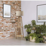 Adesso 3056-12 Kirby 59.75 inch 150.00 watt Natural Wood Shelf Floor Lamp Portable Light