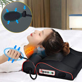 TOEWOE Back Massager, Neck Massager with Heat, Back and Neck Massage Pillow, Deep Kneading Shoulder Massager for Full Body Muscle Pain Relief, Black