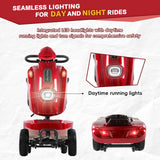 MobiCyc Heavy Duty Mobility Scooter for Adults & Seniors, 500W Motor, 20/30 Miles Long Range, 450 LBS Capacity, Removable Lithium Battery, 10" All-Terrain Tires, with Windshield & Suspension