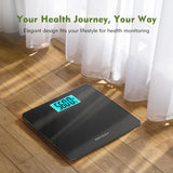 ZOETOUCH 560lbs Bathroom Scale for Body Weight Over 500 lbs, Accurate Digital Weighing Machine with Wide Platform 12.2" x 12.9", Large Backlit LCD Display,High Capacity for Heavy Duty Seniors