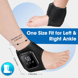 Ankle Heating Pad for Pain Cordless, Ankle Massager with Heat for Circulation and Pain, Ankle Heat Wrap, Heated Ankle Wrap