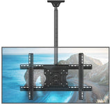MOUNTUP Ceiling TV Mount for 40-75 Inch Flat Curved TVs, 360° Rotation Heavy Duty Articulating Pole with 99 lbs Capacity, Max VESA 600x400mm, Adjustable Height Ceiling Mount for Restaurant/Office