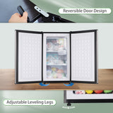 Mini Upright freezer 3.6 Cu.Ft Mini Freezer with Reversible Stainless Door