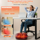 POGGT Foot Massager Machine with Heat, Upgrade 6 Airbags 29 Nodes Deep Rolling, Compression, Ankle Kneading, Shiatsu Foot Massager for Neuropathy Plantar Fasciitis, Gifts for Men Women Fits Up to 13"