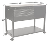 Safco Mobile File Cart, Fits Letter and Legal-Size Hanging Folders, Includes a Locking Lid & 2 Keys