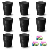 Lysam Bathroom Trash Can 8 Pack, 1.8 Gallon Small Trash Can with Trash Bags