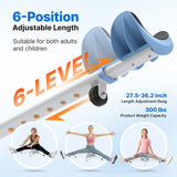 MERACH Split Machine, Stretching Equipment for Flexibility, 180° Leg Stretcher with 6-Level Length Adjustment & Comfortable Pad, Home Stretch Machine for Dance, Gymnastics, 300lbs Capacity (Blue)