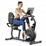 MERACH Recumbent Exercise Bikes for Home with Heart Rate Handle, 8-Level Resistance, Exclusive Apps, Stationary Bikes for Home, Magnetic Recumbent Exercise Bike