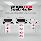 INKSONIC A3+ Dual XP600 DTF Printer: Shaker & Dryer, Fume Extractor, Laptop