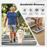 MERACH Vibration Plate Exercise Machine, 3D & 4D Vibration Plate for Lymphatic Drainage Weight Loss with 2 Tension Ropes, Whole Body Vibration Platform