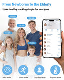 CLORIS Digital Smart Scale FSA&HSA Eligible for Body Weight Fat BMI Muscle Mass 28 Body Composition Measurement Health Analyzer 8 Electrodes with App Bluetooth, Full-Color TFT LCD