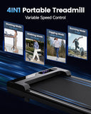 Walking Pad Treadmill for Home - Under Desk Treadmills Portable Mini Walkingpad Compact Walk Pads for Small Spaces Office Indoor Apartment Floor Flat Running Machine with Remote Quiet Lightweight