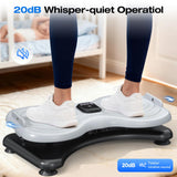 Silent Waist Twist Machine, Anti-Slip Twister Exercise Board with Stable Base, Waist Twisting Disc for Safe Ab Workout and Foot Massage at Home