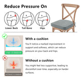 Nordjager Chair Cushions for Dining Chair Seat Set of 4, Memory Foam Chair Pads Help You Relief