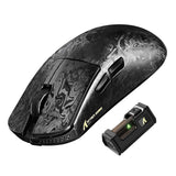 ATTACK SHARK R11 Ultra 8K Carbon Fiber Wireless Gaming Mouse,PAW3950MAX 42K DPI Sensor,49g Superlight Ergonomic Computer Mice with Tri-Mode,70M Switch Cloud Driver for Win/Mac/PC Gamer,Ink Blade