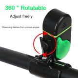 MuNanshan New 4Pcs Fishing Bite Alarm, Sensitive Electronic Fishing Alarms Indicator, Sound Bite Alert Bell with LED Lights (HBL-02E)