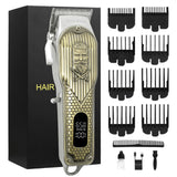 Professional Hair Clippers for Men With Extremely Heavy Duty Cutting Performance, Cordless Clippers for Hair Cutting, Quiet Hair Trimmer for Men and Kids, Mens Clippers and Trimmer, Barber Clippers