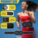 WZREZ FDA Cleared ABS Stimulator Muscle Toner, Ab Machine, Fitness Workout Equipment for Women and Men (Black Blue)
